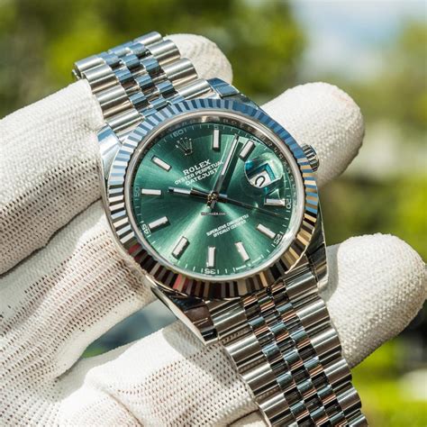 rolex datejust green 41mm|rolex datejust green dial 41mm.